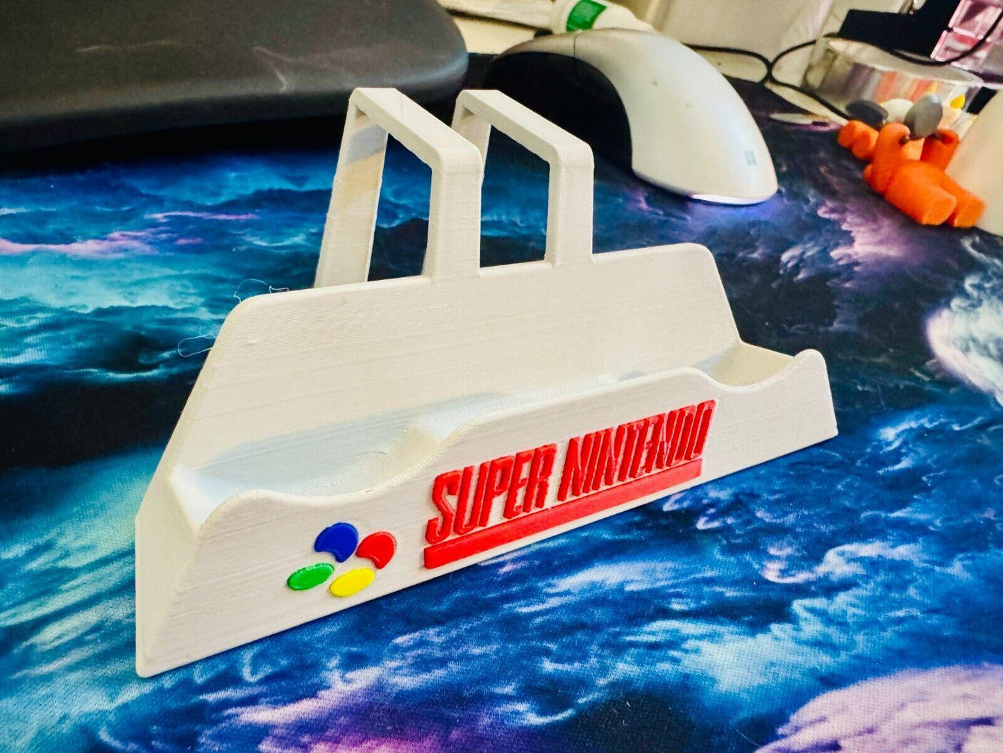 Nintendo Super Controller Holder - Various Colour & Logo Options - Michael's 3D World