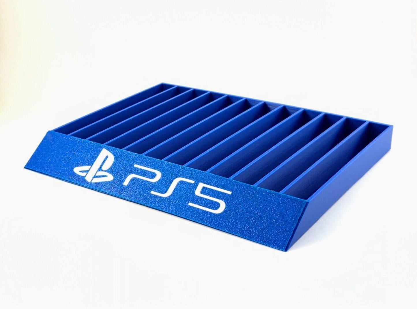 Sony Playstation PS4/PS5 - Game Case Holder / Stand - Holds 10 Game Cases - Michael's 3D World