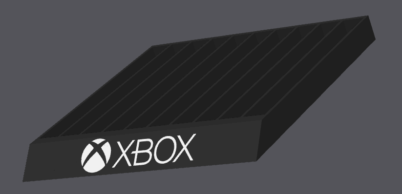 Microsoft Xbox, Xbox 360, Xbox One Game stand/Holder - Holds 10 Games - Michael's 3D World