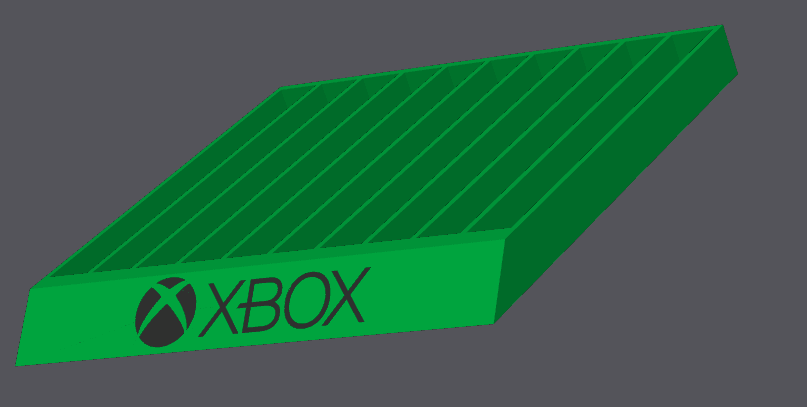 Microsoft Xbox, Xbox 360, Xbox One Game stand/Holder - Holds 10 Games - Michael's 3D World