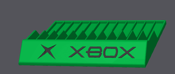 Microsoft Xbox, Xbox 360, Xbox One Game stand/Holder - Holds 10 Games - Michael's 3D World