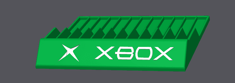 Microsoft Xbox, Xbox 360, Xbox One Game stand/Holder - Holds 10 Games - Michael's 3D World