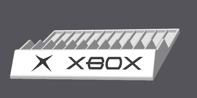 Microsoft Xbox, Xbox 360, Xbox One Game stand/Holder - Holds 10 Games - Michael's 3D World