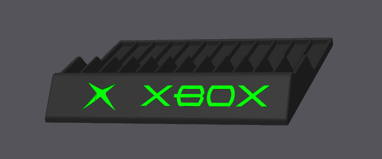 Microsoft Xbox, Xbox 360, Xbox One Game stand/Holder - Holds 10 Games - Michael's 3D World