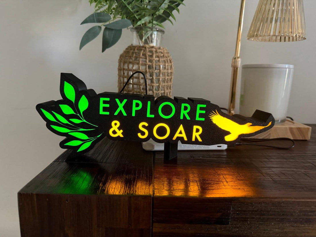 Illuminate Your Brand: Custom Light-Up Signs for Your Business Logo - Michael's 3D World