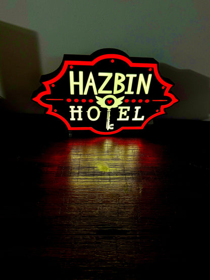 Hazbin Hotel: LED Light Box - Unique Wall Art - USB Powered