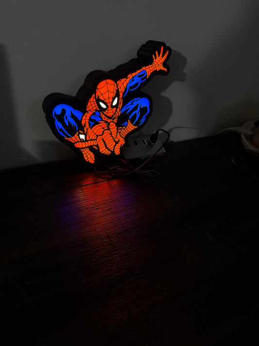Spider-Man - USB Powered Light Up Sign!