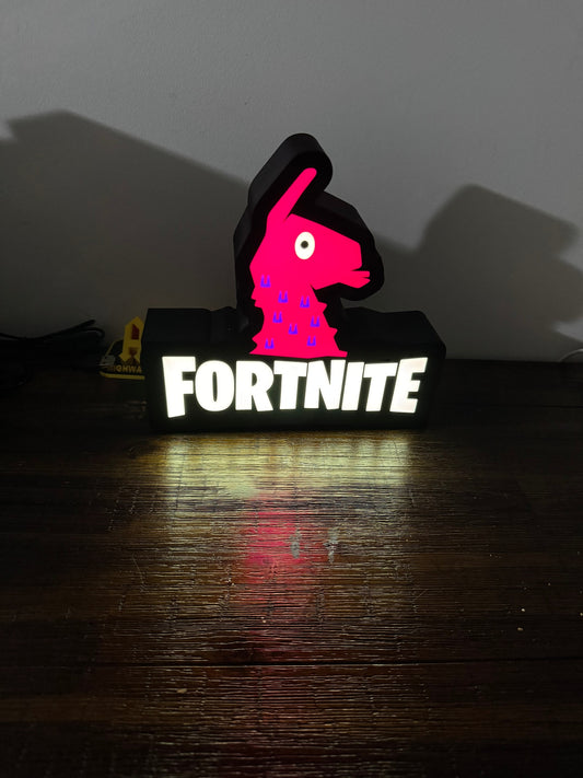 Fortnite Llama Nightlight, LED - USB powered With Wall Or Desk Mount