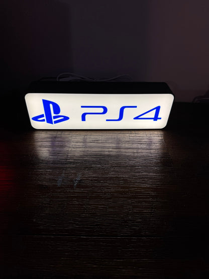 Playstation PS4 - Mini LED Light Up Sign / Night Light - USB Powered
