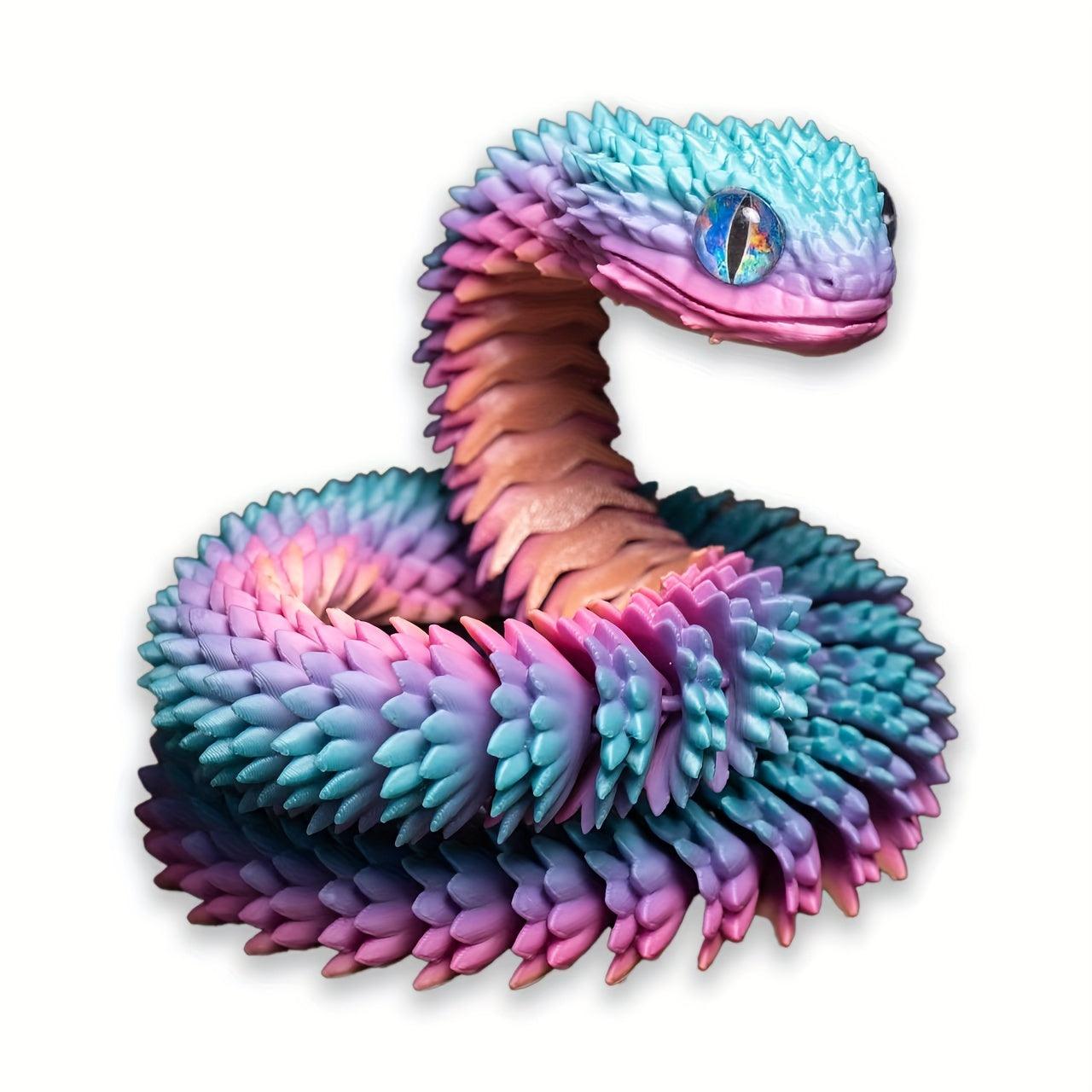 Flexible Large Flexible Snake - Perfect for a Halloween Decoration, or Christmas Gift! - Michael's 3D World