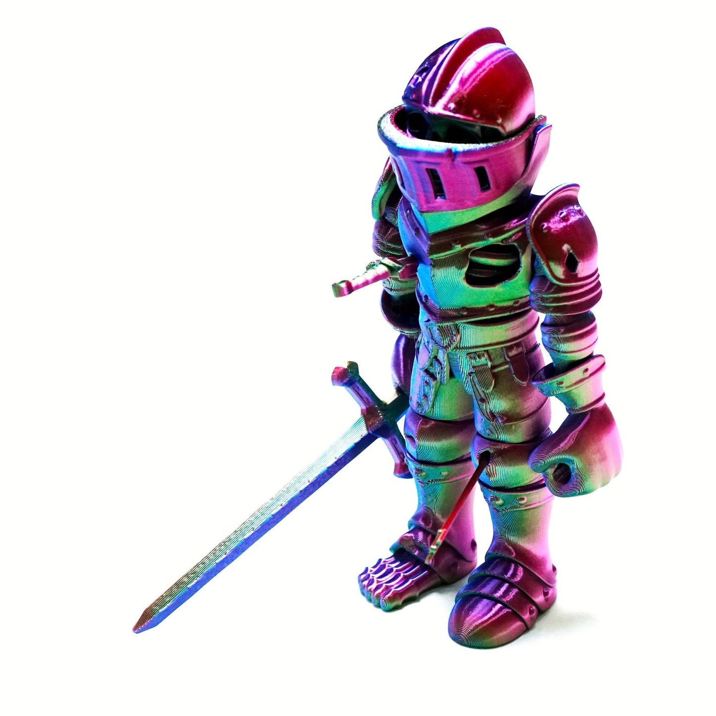 Zombie Soldier with Skull & Sword - High-Detail Flexible Warrior Figurine - Great for Halloween - Michael's 3D World