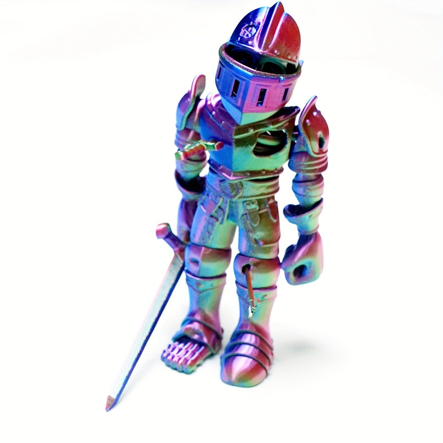 Zombie Soldier with Skull & Sword - High-Detail Flexible Warrior Figurine - Great for Halloween - Michael's 3D World