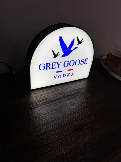 Grey Goose - LED Light Up Wall Art / Sign