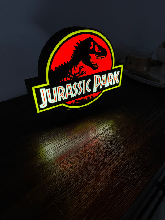 Jurassic Park - Unique Light Up Wall Art/Logo