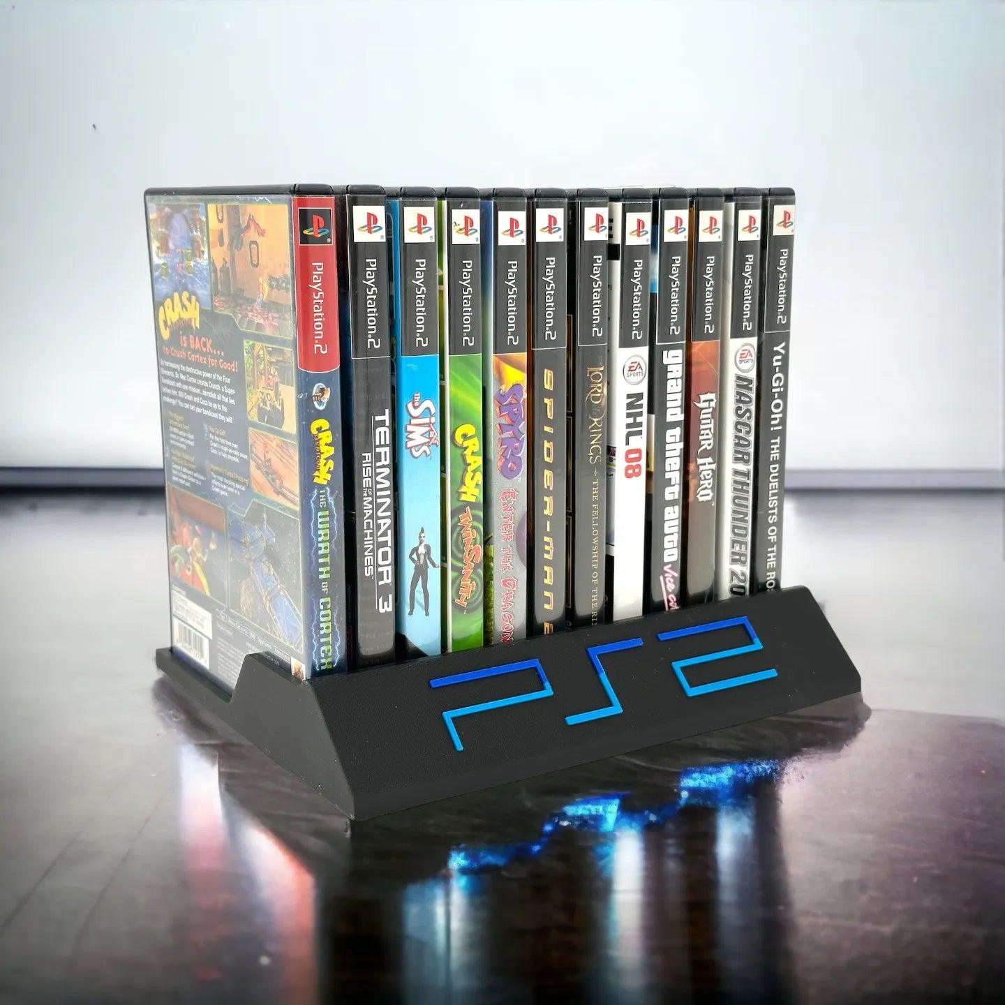 Sony Playstation 2 (PS2) Game Holders - DVD Style Case Holder (12 slot) - Michael's 3D World