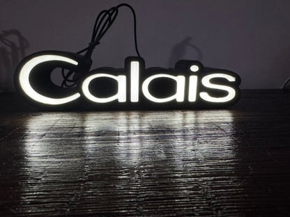 Holden VN CP Calais Badge - Light Up Artwork / Illuminated Wall Art / LED Display Sign