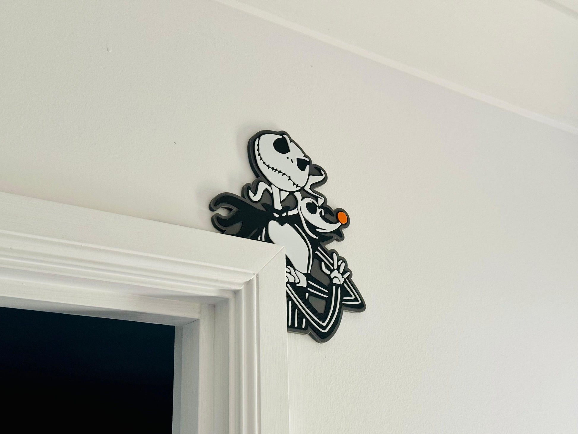 Jack Skellington & Zero - Door Frame Corner Decoration (Left or Right Side) - Michael's 3D World