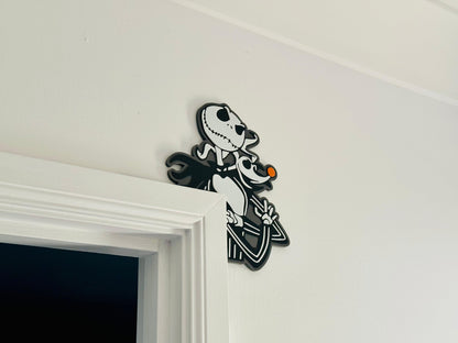Jack Skellington & Zero - Door Frame Corner Decoration (Left or Right Side) - Michael's 3D World