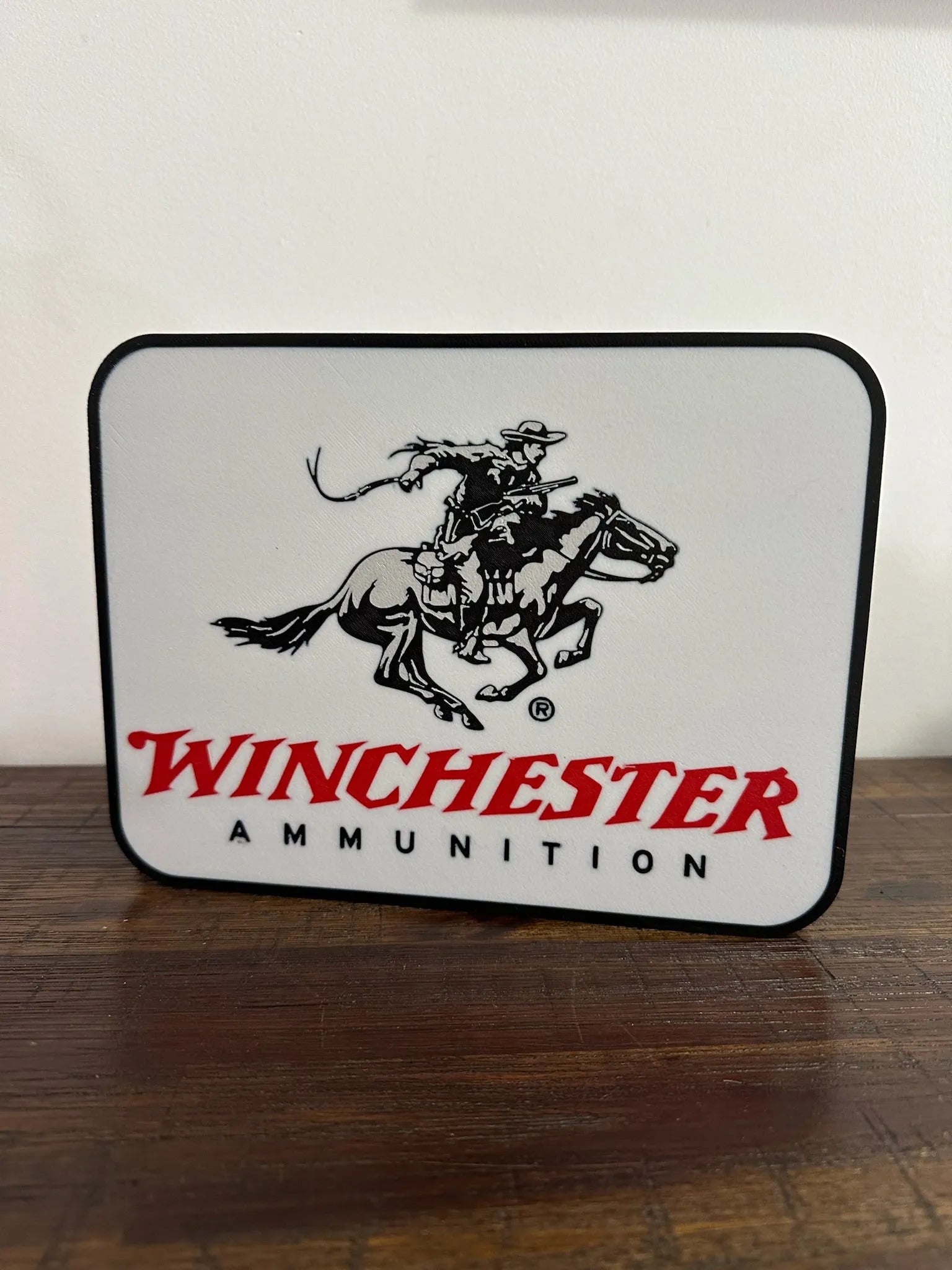Light Up USB Powered Winchester Ammunition - Logo Wall Art - Michael's 3D World