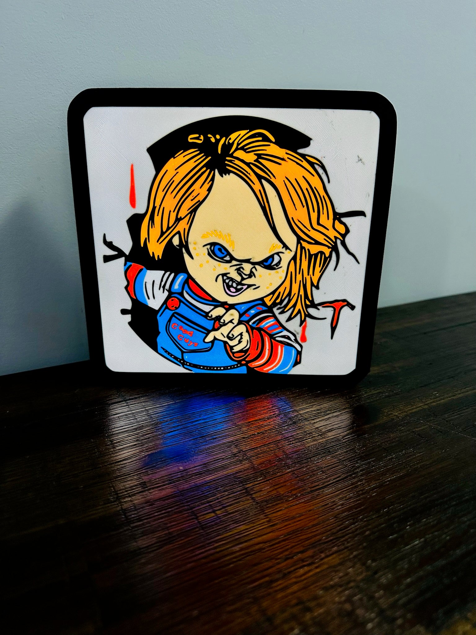 "Good Guy" Chucky - Light Up Sign / Night Light - USB Powered