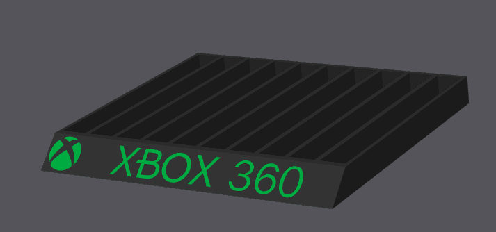 Microsoft Xbox, Xbox 360, Xbox One Game stand/Holder - Holds 10 Games - Michael's 3D World
