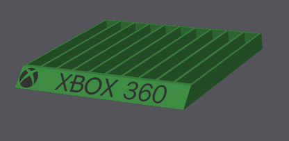 Microsoft Xbox, Xbox 360, Xbox One Game stand/Holder - Holds 10 Games - Michael's 3D World