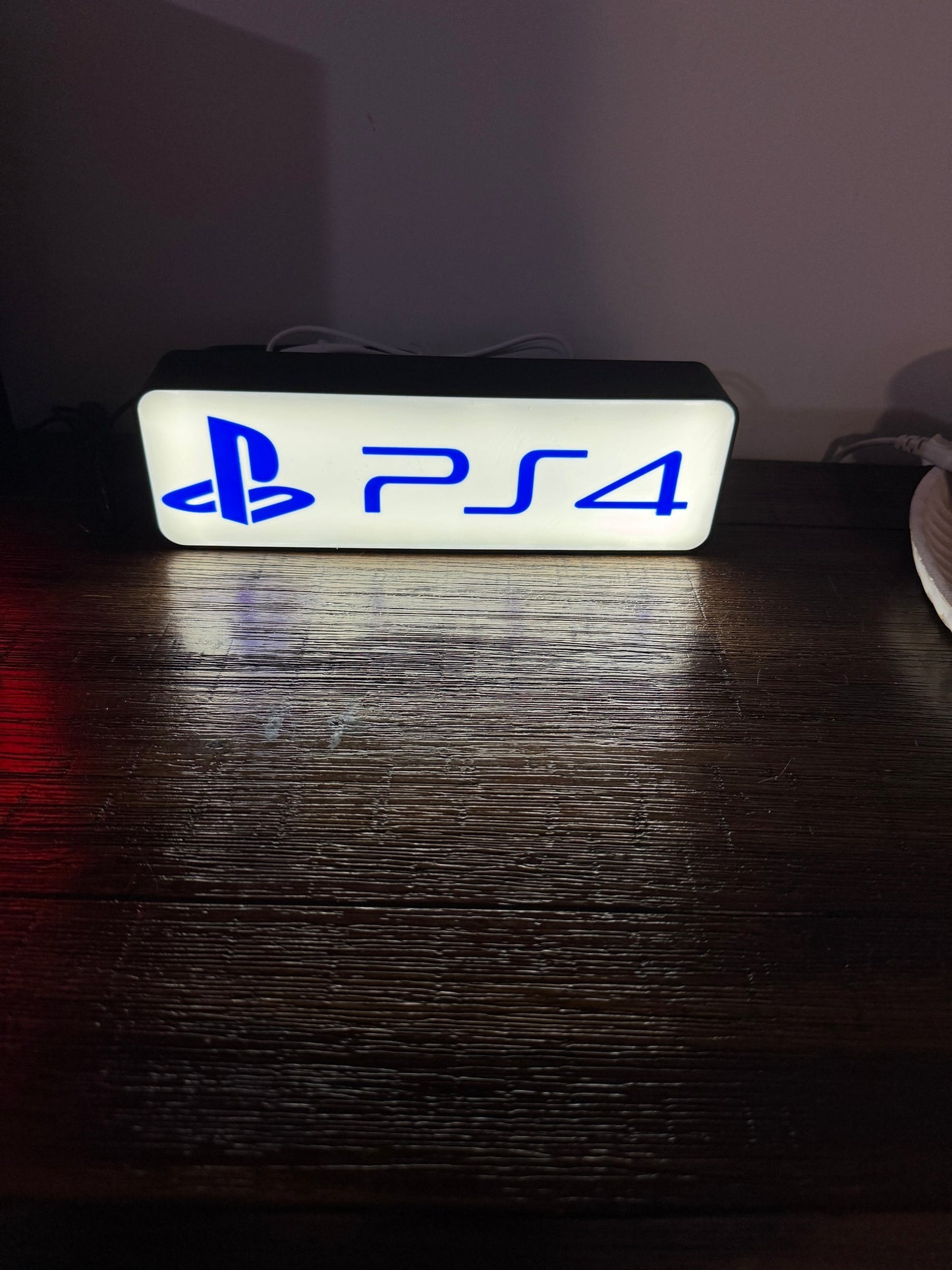Playstation PS4 - Mini LED Light Up Sign / Night Light - USB Powered