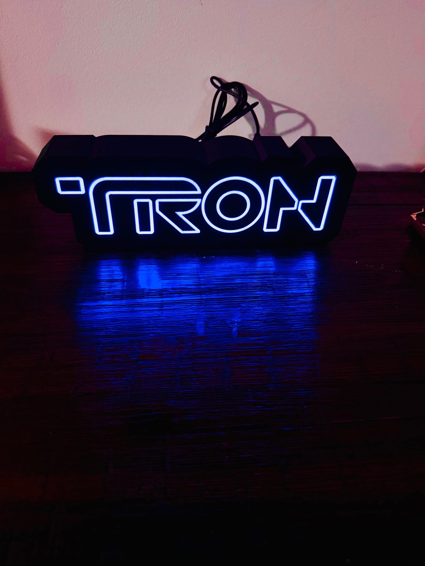 TRON Illuminated Desktop Sign - USB Powered