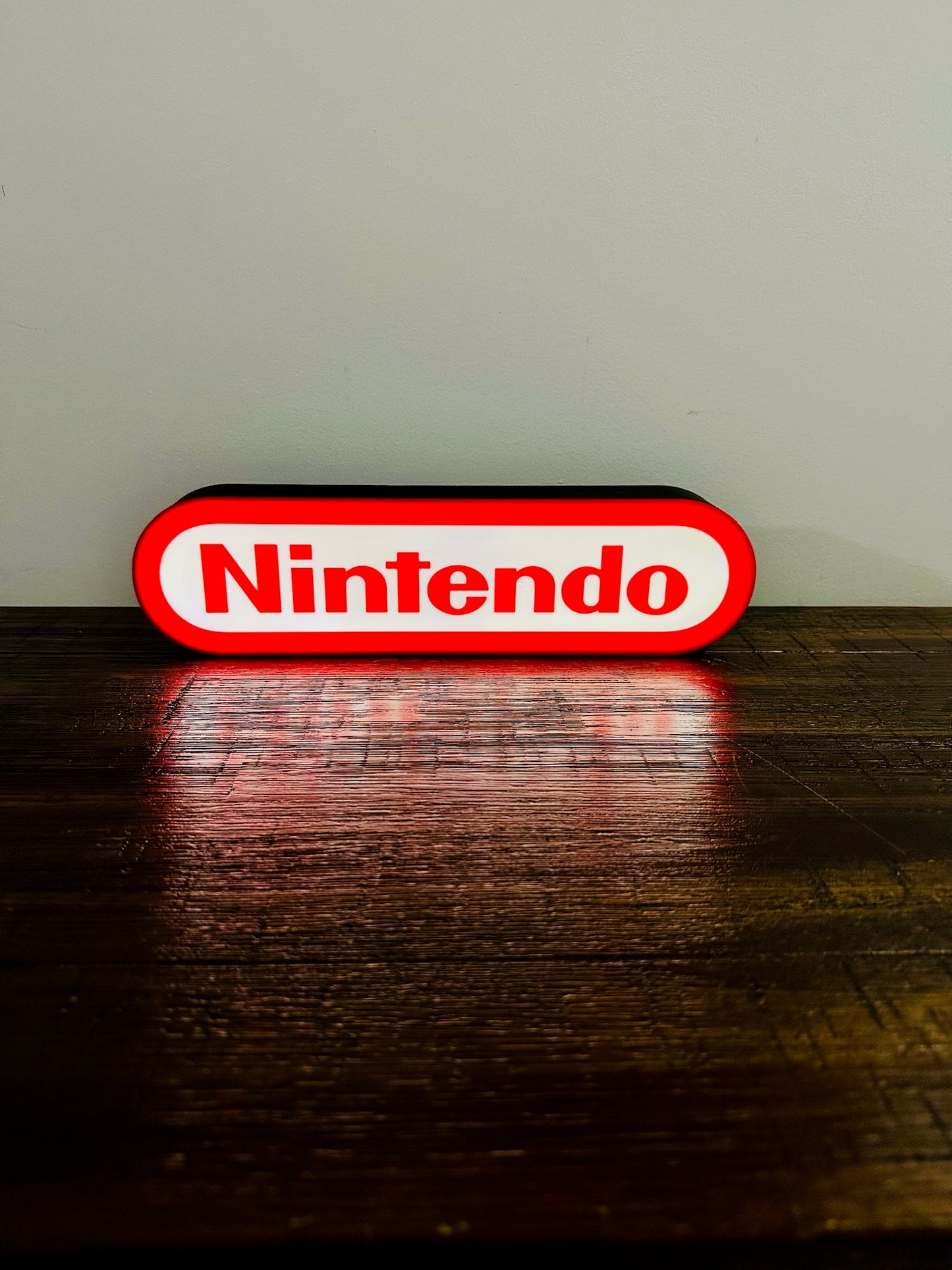 Nintendo Logo LED Light-Up Display Sign - Illuminate Your Gaming Space! 🎮
