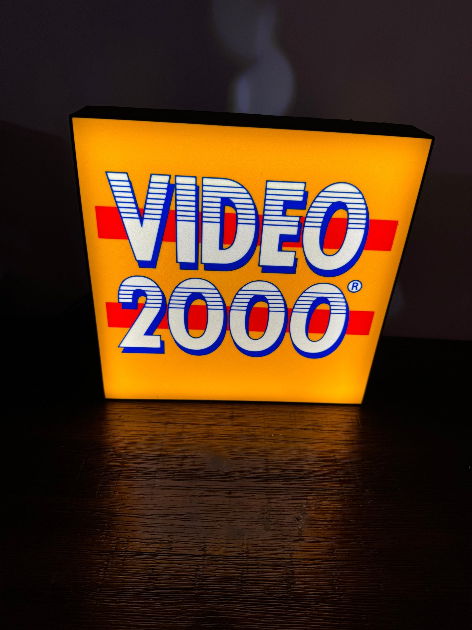 Video 2000 Illuminated LED Sign, USB-Powered Night Light