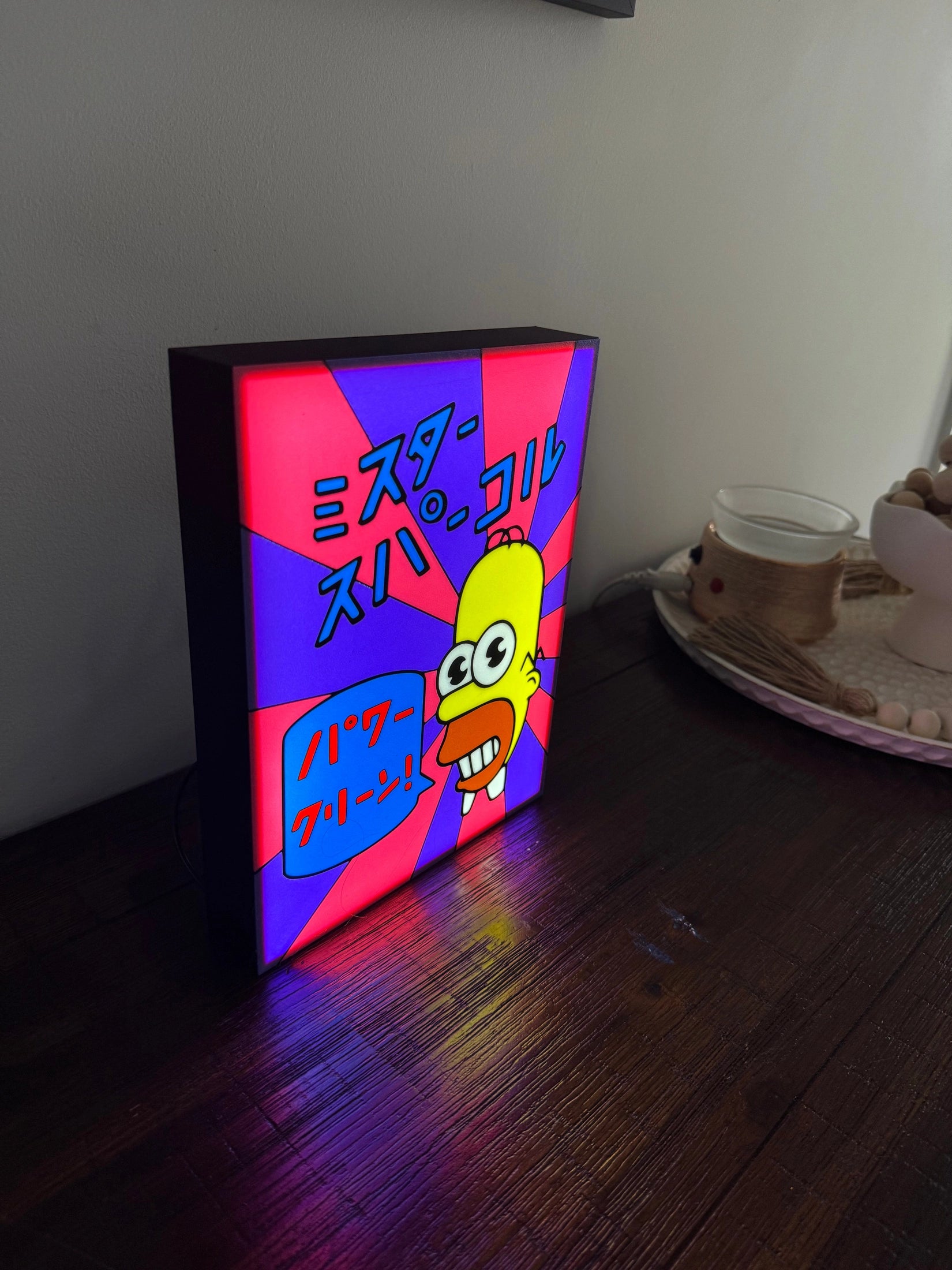 Homer Simpson - Mr Sparkle - Large round USB Powered Light