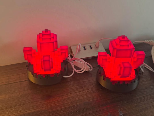Minecraft: Gem/Crystal Light - LED Lit Night Light / Lamp - Desk/Bench Decoration