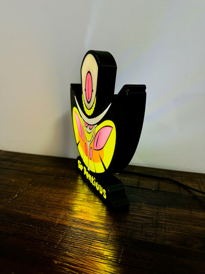 Light Up USB Powered Sir Pentious - Hazbin Hotel Fan Favourite Wall Art