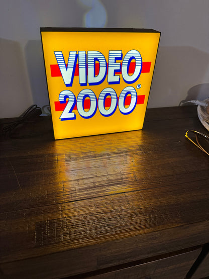 Video 2000 Illuminated LED Sign, USB-Powered Night Light