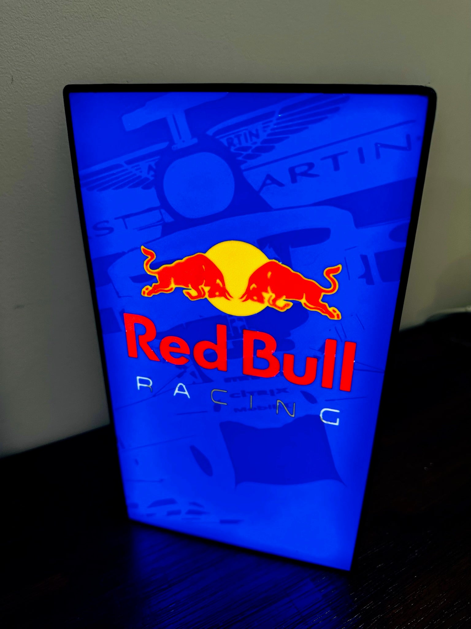 Red Bull F1 Racing - Detailed - Light Up Artwork / LED Wall Art / Display