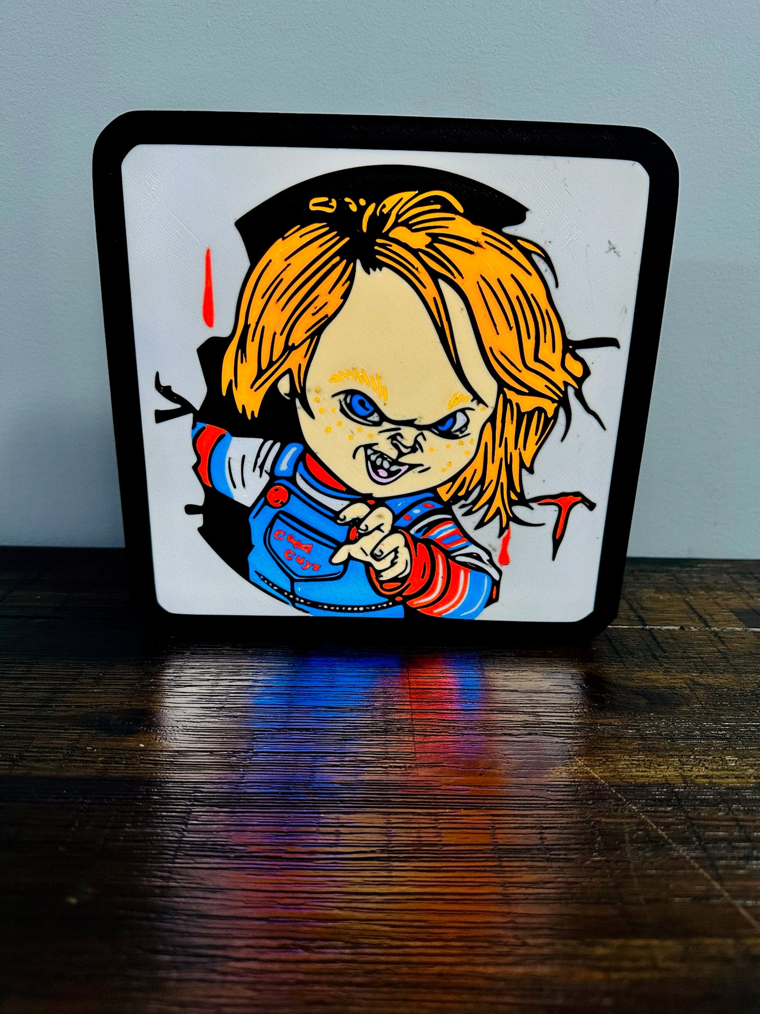"Good Guy" Chucky - Light Up Sign / Night Light - USB Powered