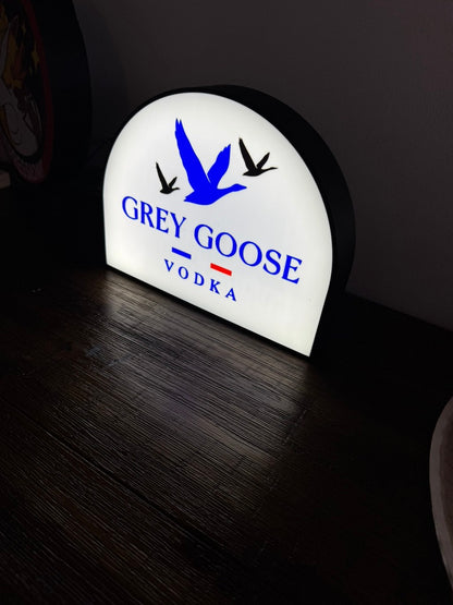 Grey Goose - LED Light Up Wall Art / Sign