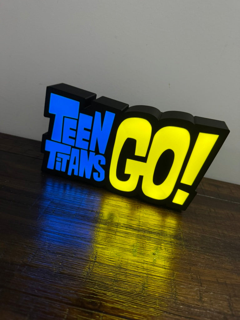 Teen Titans Go! - Light Up Sign - LED Display Illuminated Wall Art