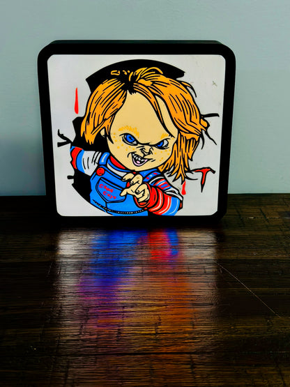 "Good Guy" Chucky - Light Up Sign / Night Light - USB Powered