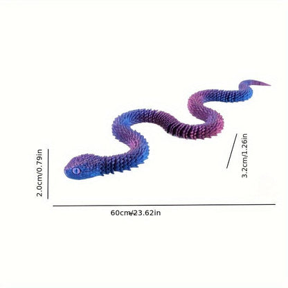 Flexible Large Flexible Snake - Perfect for a Halloween Decoration, or Christmas Gift! - Michael's 3D World
