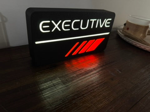 Holden Commodore VK VL VN VP Executive Badge - Light Up Artwork / Illuminated Wall Art / LED Display Sign