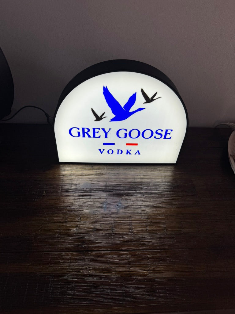 Grey Goose - LED Light Up Wall Art / Sign