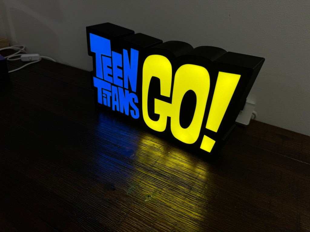 Teen Titans Go! - Light Up Sign - LED Display Illuminated Wall Art