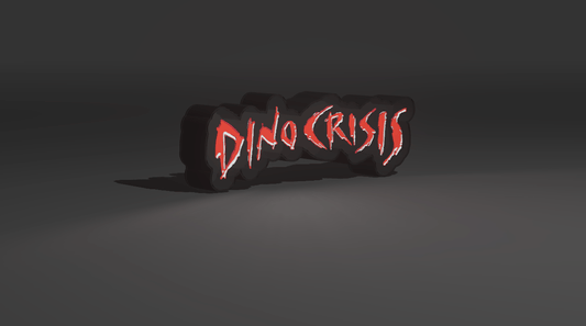 Dino Crisis - Logo LED Light Up Artwork / Wall Art / Sign