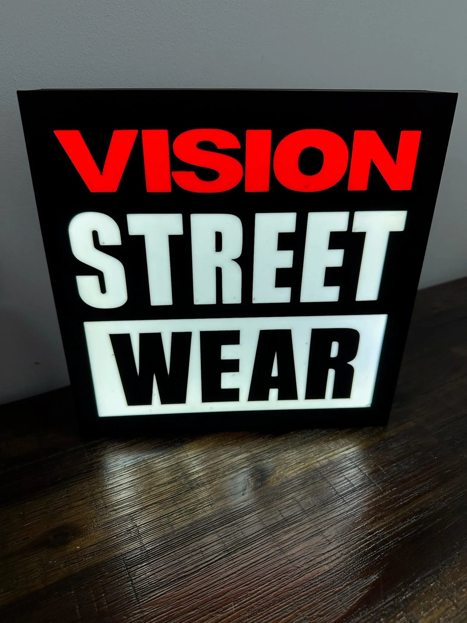 Vision Street Wear - Night Light / Light Box / Light Up Wall Art - Michael's 3D World