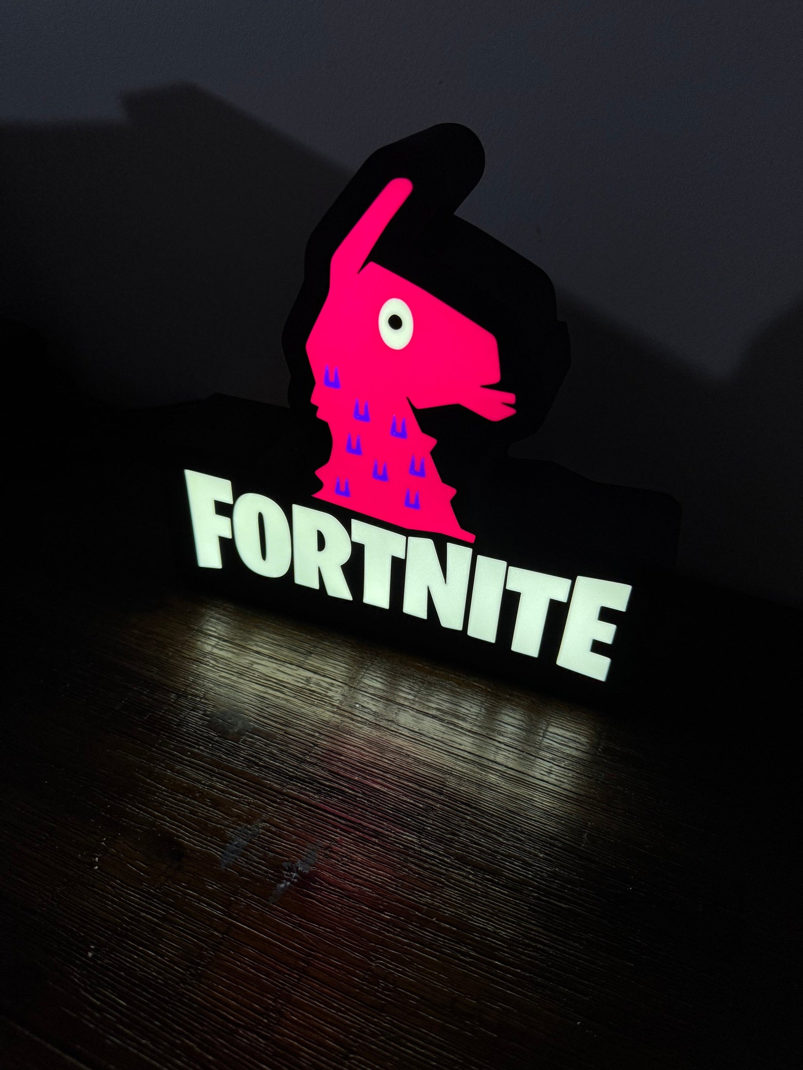 Fortnite Llama Nightlight, LED - USB powered With Wall Or Desk Mount