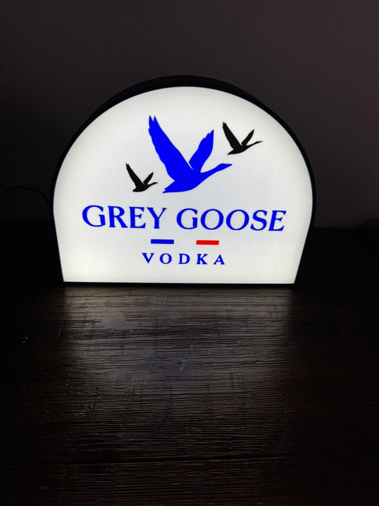 Grey Goose - LED Light Up Wall Art / Sign