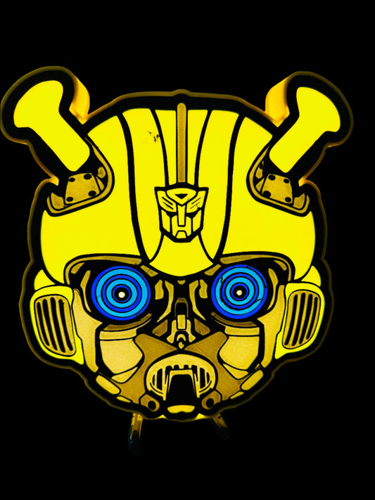 Bumblebee Bright Light Up Wall Art - Michael's 3D World