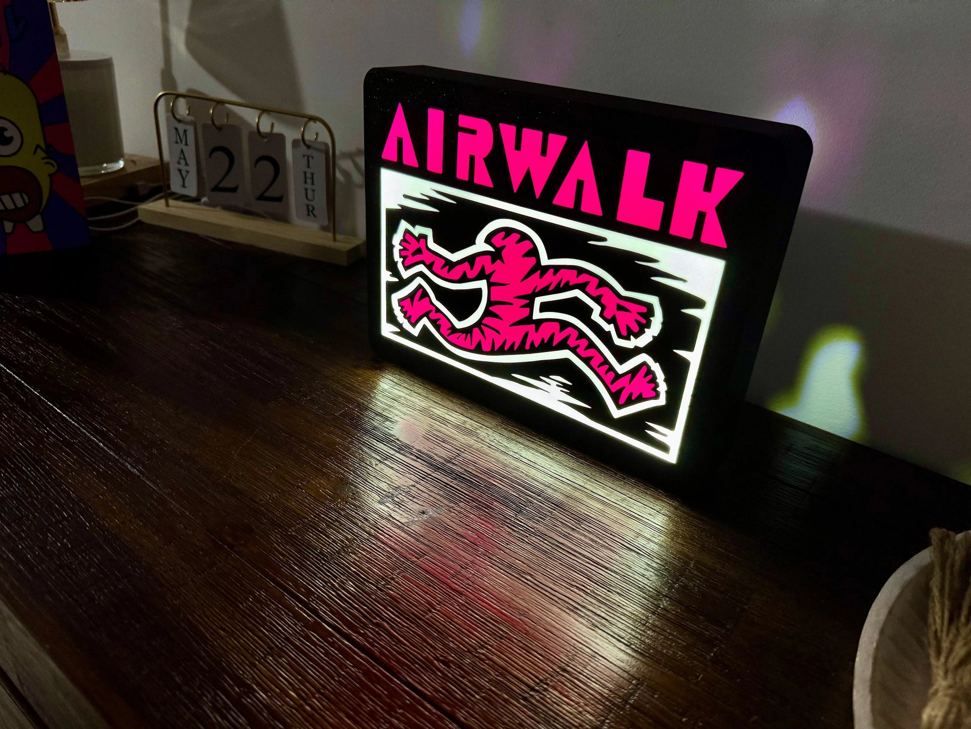 AirWalk Purple Guy - Light Up Artwork / Wall Art / Sign
