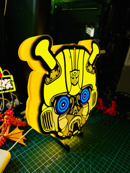 Bumblebee Bright Light Up Wall Art - Michael's 3D World